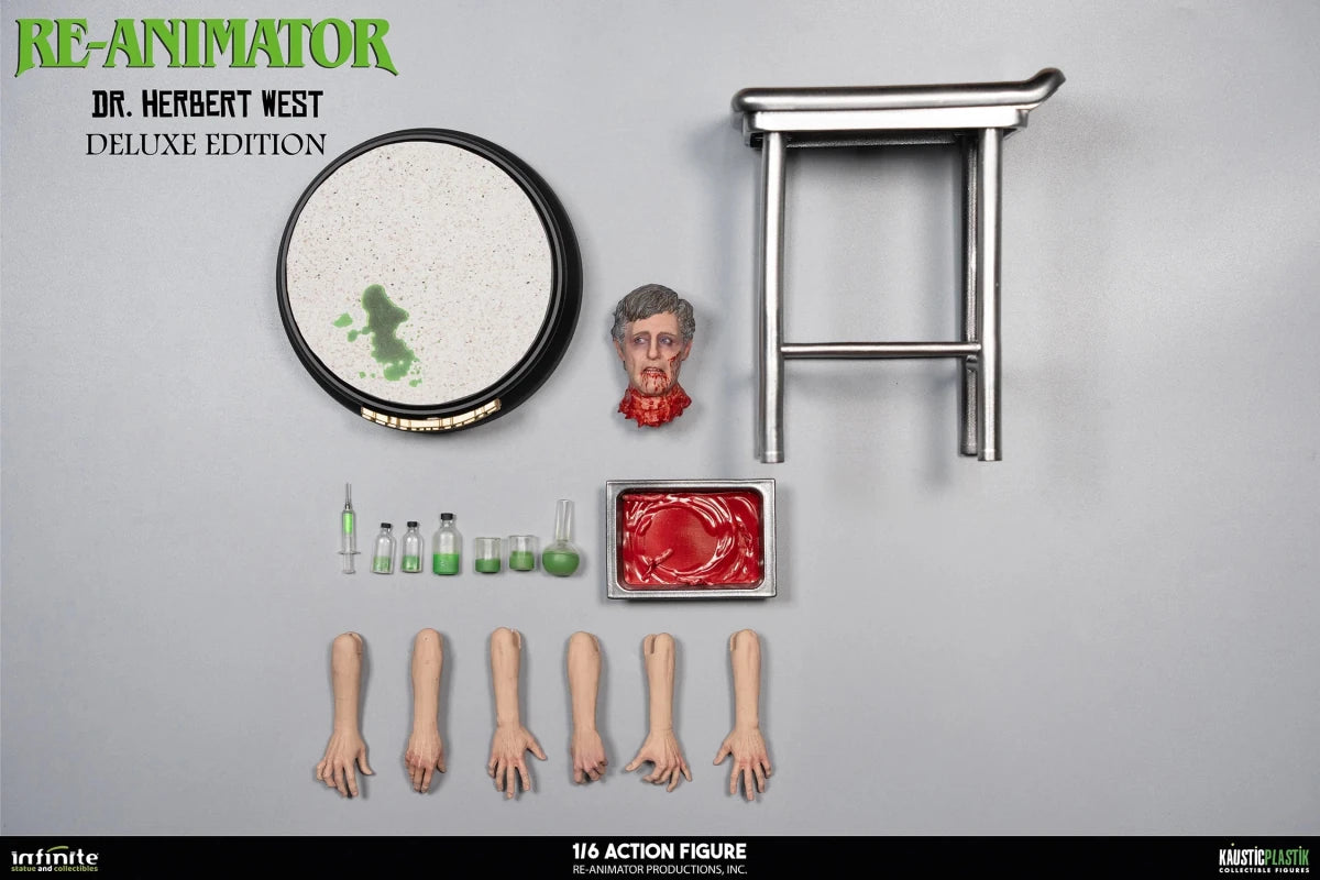 Re - Animator: Doctor Herbert West - Deluxe 1/6 Scale Figure - Infinite Statue X Kaustic Plastik