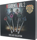 Resident Evil 2 - R.P.D. Card Suit Key Set (U.S. Variant) - Fanattik