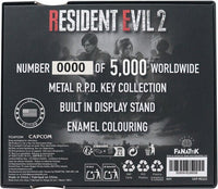Resident Evil 2 - R.P.D. Card Suit Key Set (U.S. Variant) - Fanattik