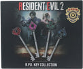 Resident Evil 2 - R.P.D. Card Suit Key Set (U.S. Variant) - Fanattik