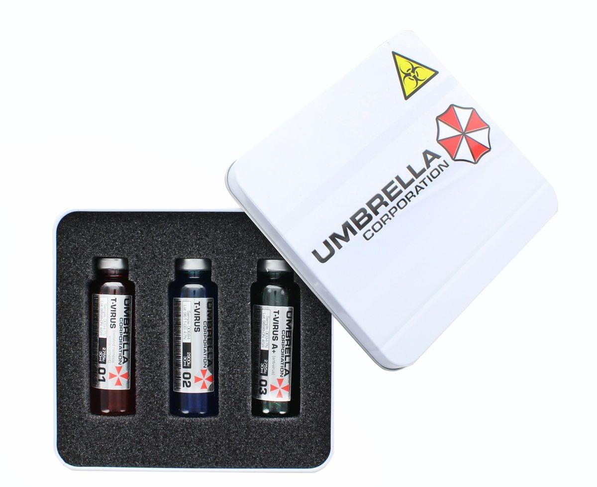 Resident Evil: 3 Vial T - Virus Vaccine Set - Prop Replica - Fourth Castle Micromedia