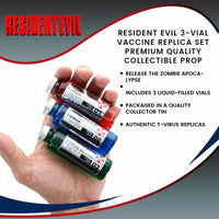 Resident Evil: 3 Vial T - Virus Vaccine Set - Prop Replica - Fourth Castle Micromedia