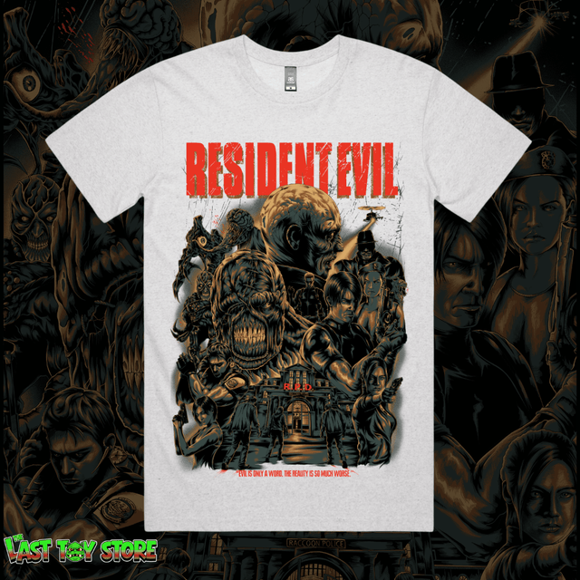 Resident Evil - White Heather Premium Tee (Pre - Order) - The Last Toy Store
