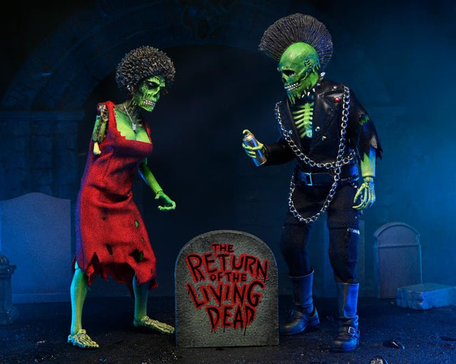 Return of the Living Dead: Poster Zombie Trash and Suicide Clothed 2 Pack - 8" Figures - The Last Toy Store