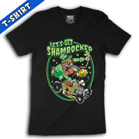 Saint Patrick's Day: Let's Get Shamrocked - Leprechaun Shirt - Monsters and Martians LLC