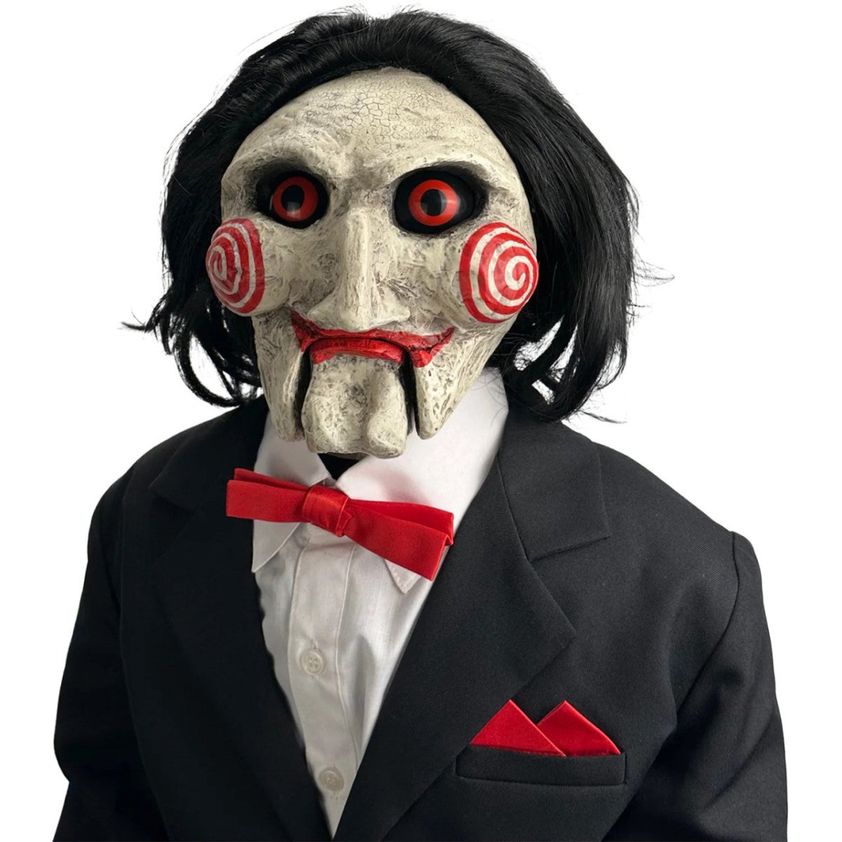 Saw: Billy the Puppet - Deluxe Prop with Sound and Motion - Trick or Treat Studios