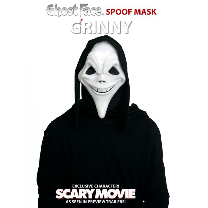 Scary Movie 6: Grinny Spoof Mask With Shroud - Fun World
