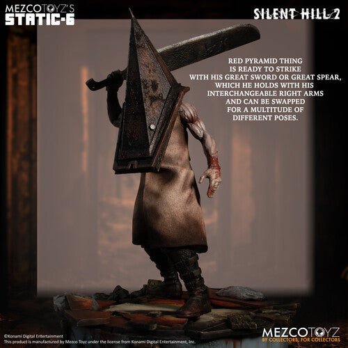 Silent Hill 2: Red Pyramid Thing - Static - 6 12" Statue - Mezco Toyz