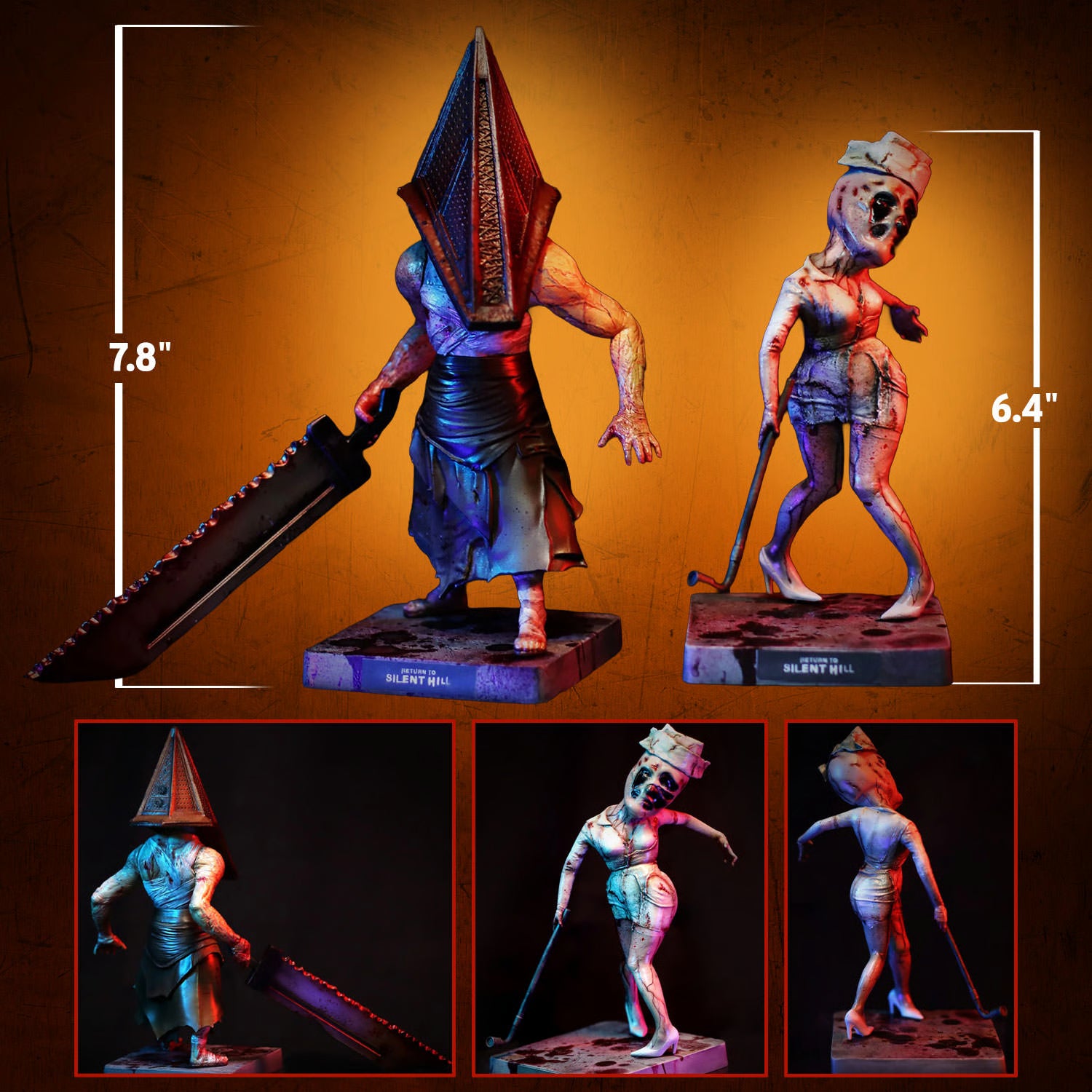 Return to Silent Hill: Pyramid Head & Bubble Nurse DefoStyle Twin Pack (Pre-Order)
