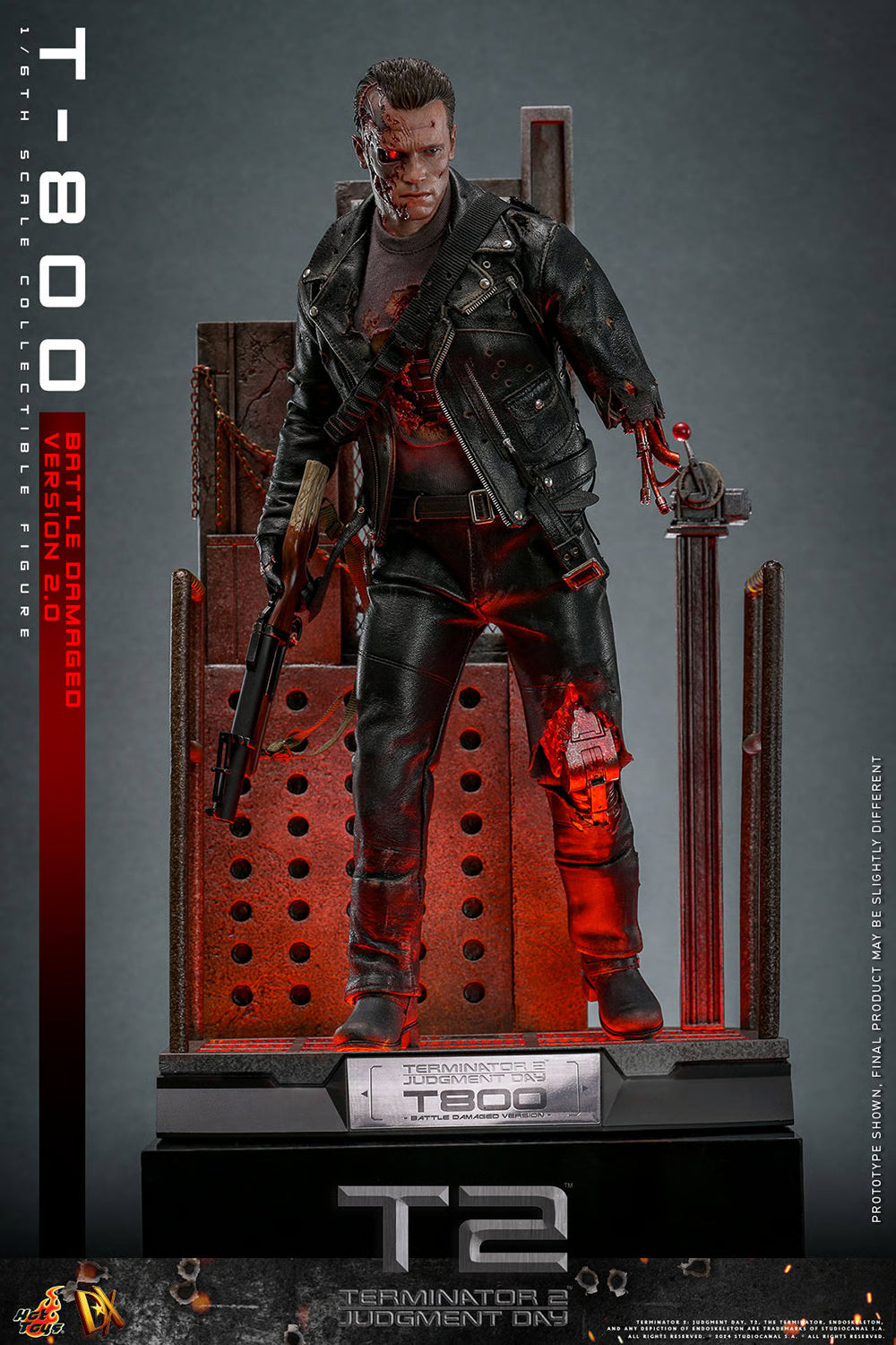 Terminator 2: T-800 (Battle Damaged Version 2.0) - 1/6 Scale Figure (Pre-Order)