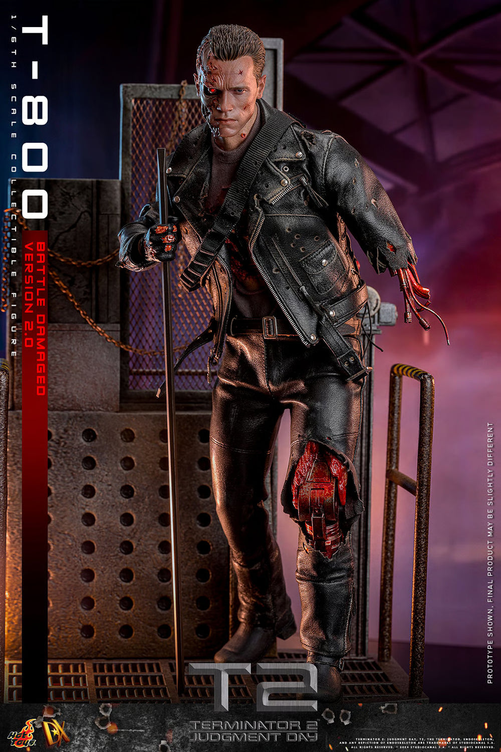 Terminator 2: T-800 (Battle Damaged Version 2.0) - 1/6 Scale Figure (Pre-Order)