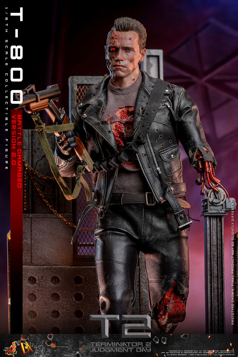 Terminator 2: T-800 (Battle Damaged Version 2.0) - 1/6 Scale Figure (Pre-Order)
