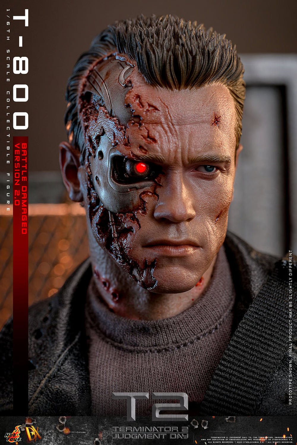 Terminator 2: T-800 (Battle Damaged Version 2.0) - 1/6 Scale Figure (Pre-Order)