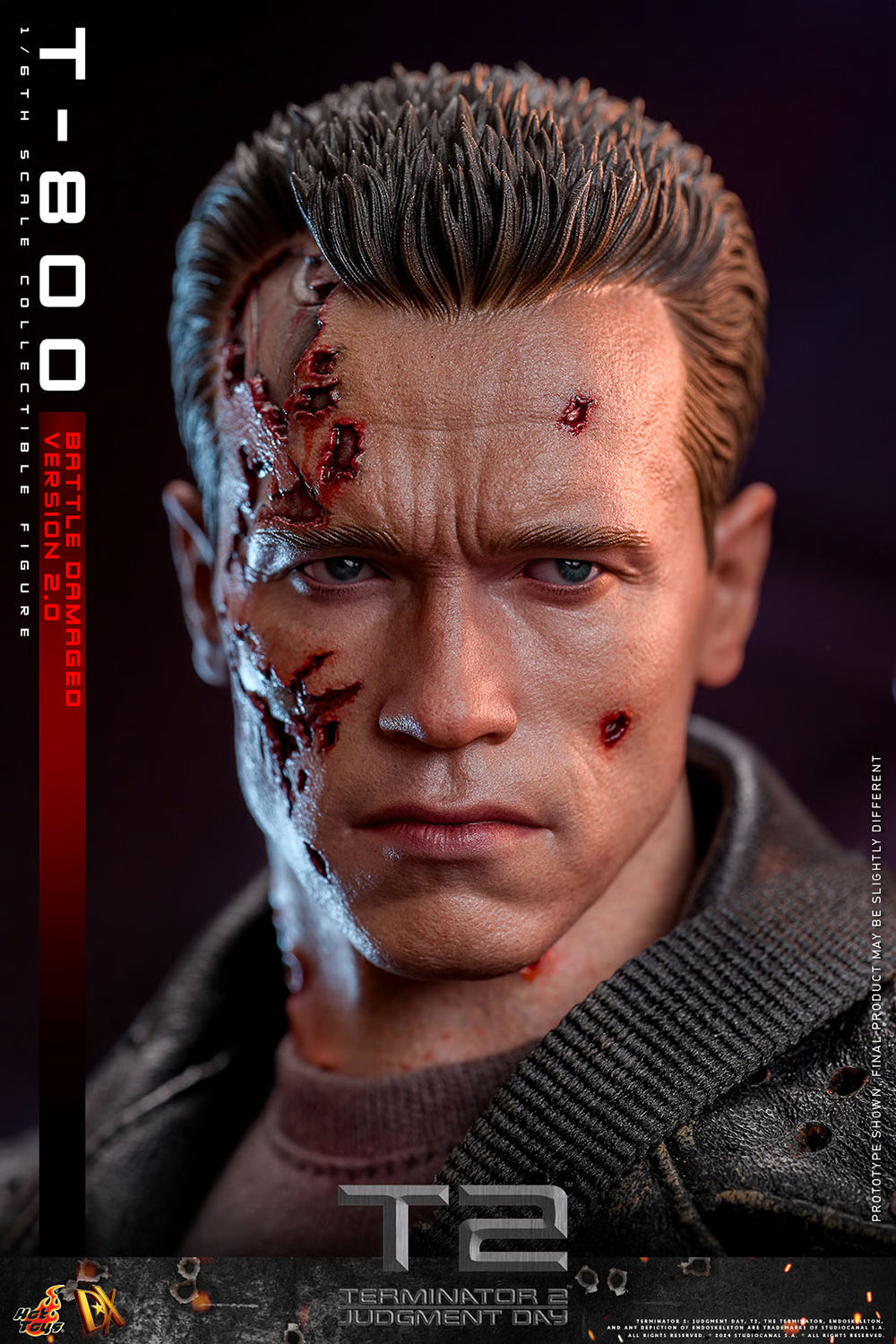 Terminator 2: T-800 (Battle Damaged Version 2.0) - 1/6 Scale