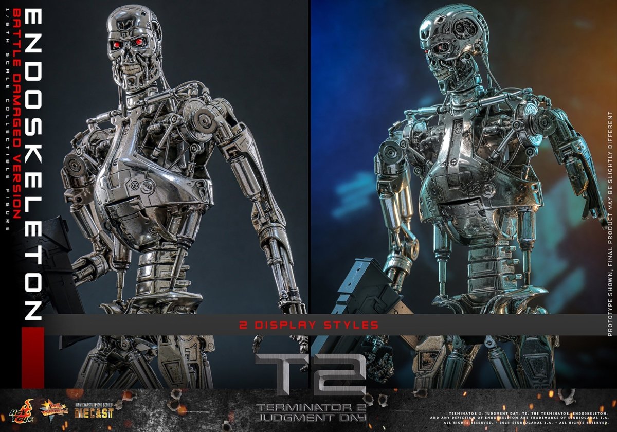 Terminator 2: Battle Damaged Endoskeleton - 1/6 Scale Figure - Hot Toys