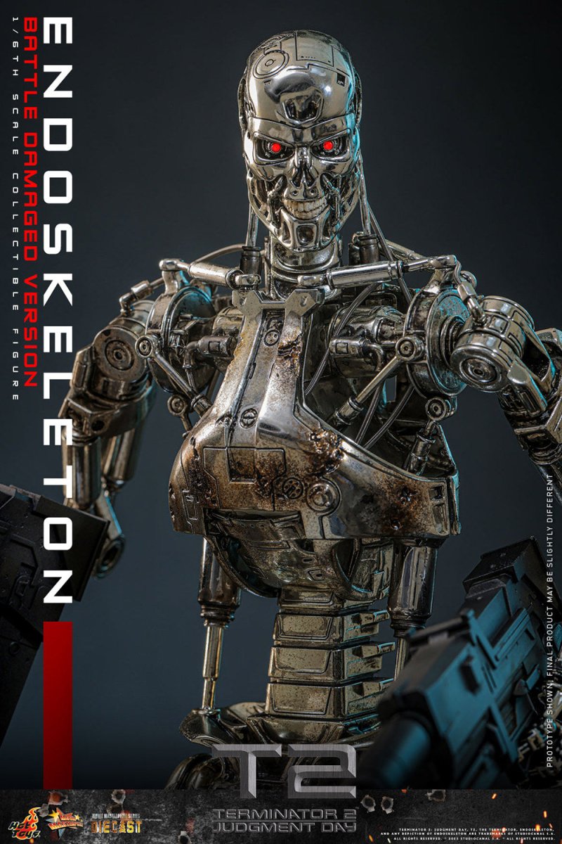 Terminator 2: Battle Damaged Endoskeleton - 1/6 Scale Figure - Hot Toys
