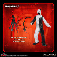 Terrifier 2: Art The Clown & Little Pale Girl 5 Points Figure Set - Mezco Toyz