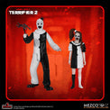 Terrifier 2: Art The Clown & Little Pale Girl 5 Points Figure Set - Mezco Toyz