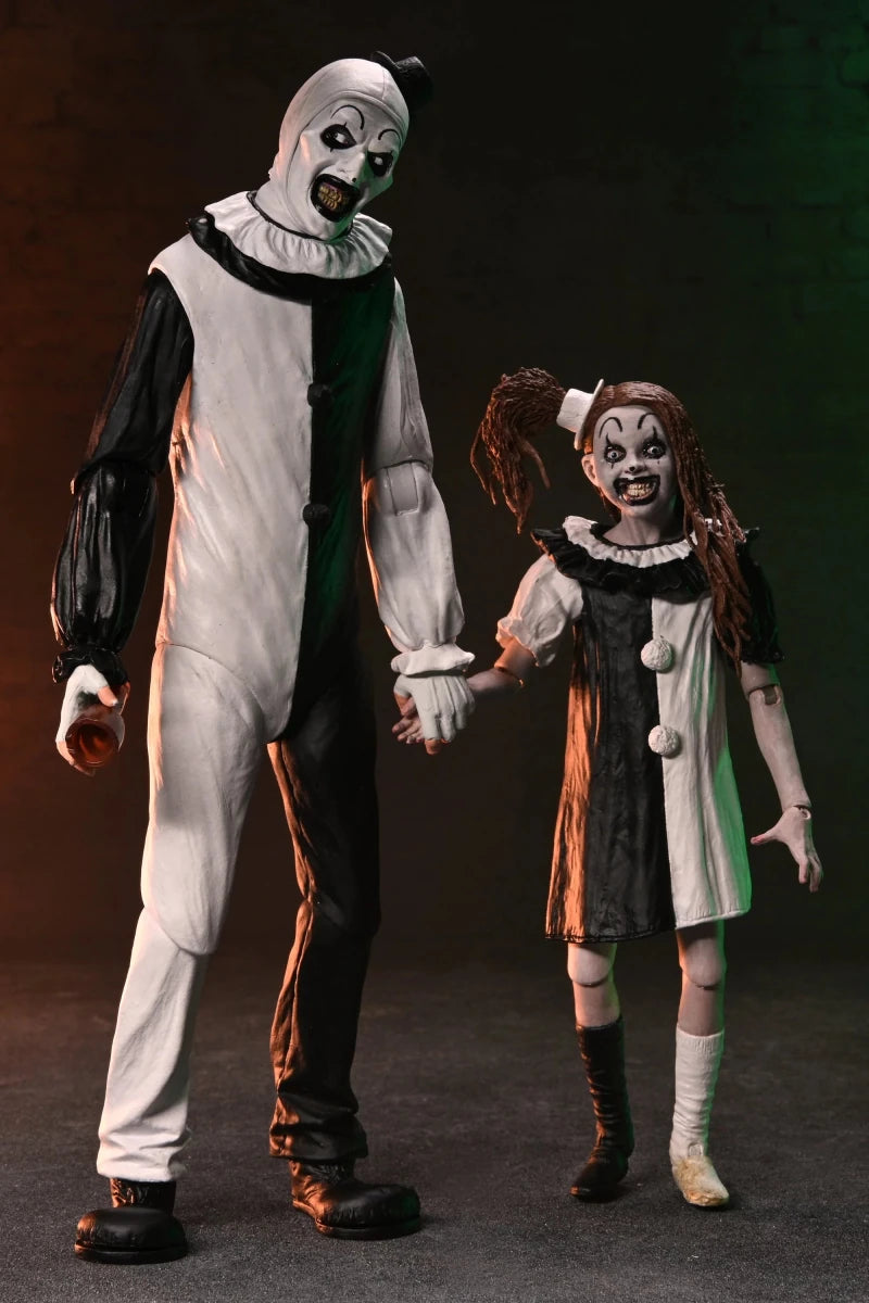 Terrifier 2: Ultimate Art the Clown and Little Pale Girl - 7" Scale Figure 2 Pack - NECA