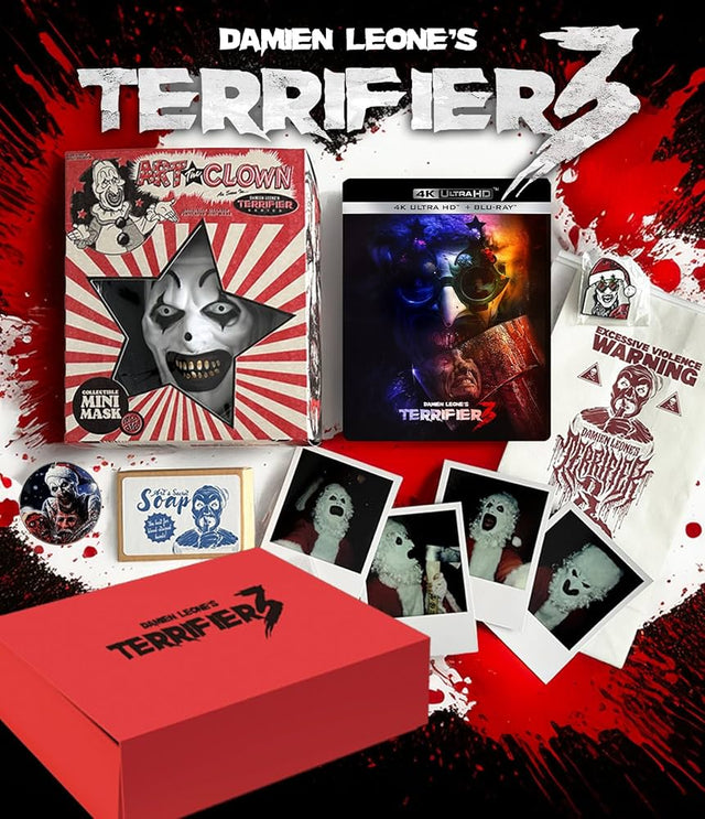 Terrifier 3: Limited Edition 4K/UHD Boxset - DVD/Blu - ray/VHS