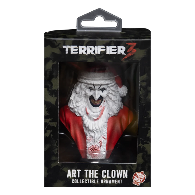 Terrifier 3: Santa Art the Clown - Holiday Horrors Ornament (Pre-Order) - Trick or Treat Studios