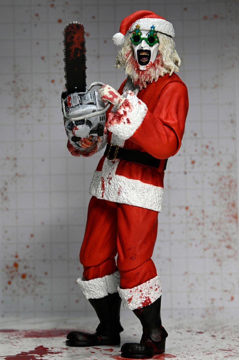 Terrifier 3: Ultimate Santa Art the Clown (Bloody) - 7" Scale Figure - NECA