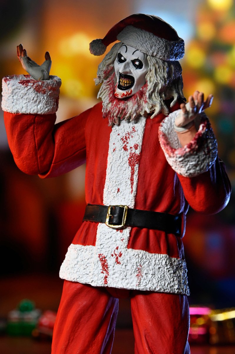 Terrifier 3: Ultimate Santa Art the Clown (Bloody) - 7" Scale Figure - NECA