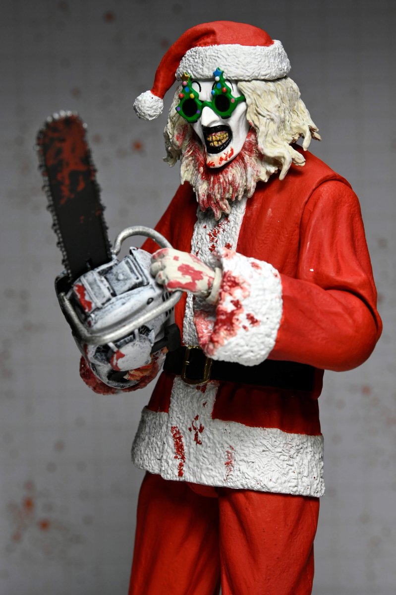 Terrifier 3: Ultimate Santa Art the Clown (Bloody) - 7" Scale Figure - NECA