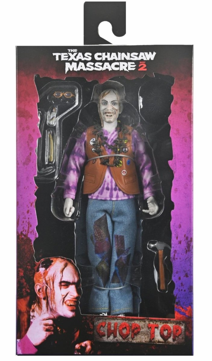 Texas Chainsaw Massacre 2: Chop Top - 8” Clothed Figure