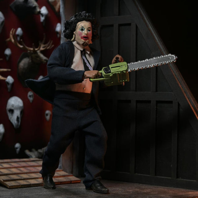 Texas Chainsaw Massacre: Leatherface With Pretty Woman (50th Anniversary) - 8" Clothed Figure - NECA