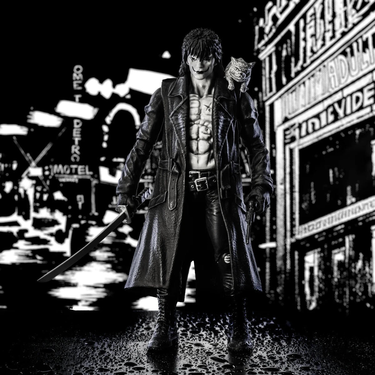 The Crow: (Comic) - Eric 7" Action Figure - Trick or Treat Studios