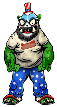 The Last Toy Store: Spaulding Boobie - Large Vinyl Sticker - The Last Toy Store