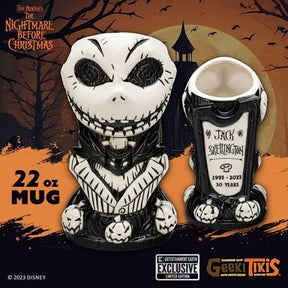 The Nightmare Before Christmas: Jack Skellington 30th Anniversary - Geeki Tiki Mug EE Exclusive - The Last Toy Store