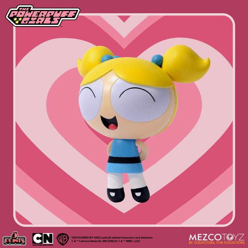 The Powerpuff Girls - 5 Points Figure Set - Mezco Toyz