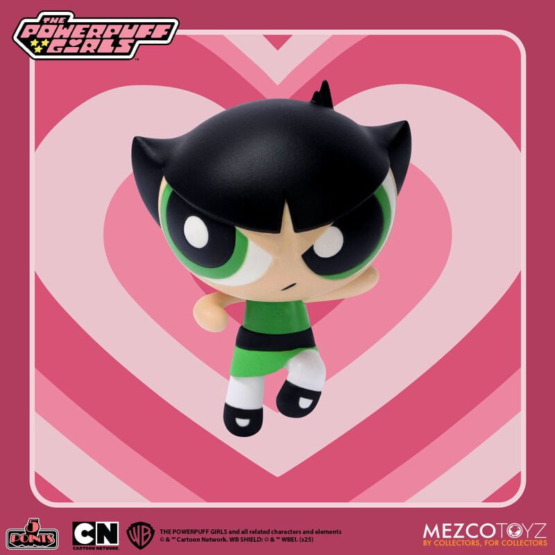 The Powerpuff Girls - 5 Points Figure Set - Mezco Toyz