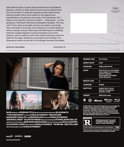 The Substance - Blu - ray - DVD/Blu - ray/VHS