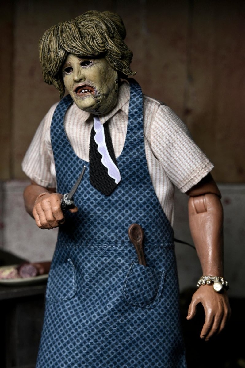 The Texas Chainsaw Massacre: Grandma Mask Leatherface - 8" Clothed Figure - NECA