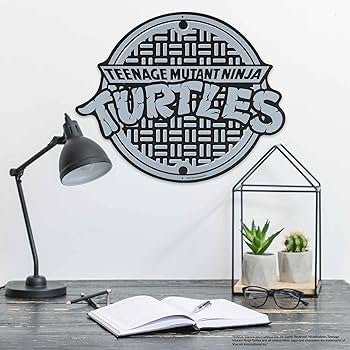 TMNT - 15x12 Aluminum Logo Sewer Sign - Open Road Brands LLC – The