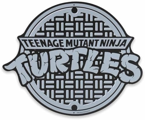 TMNT - 15x12 Aluminum Logo Sewer Sign - The Last Toy Store