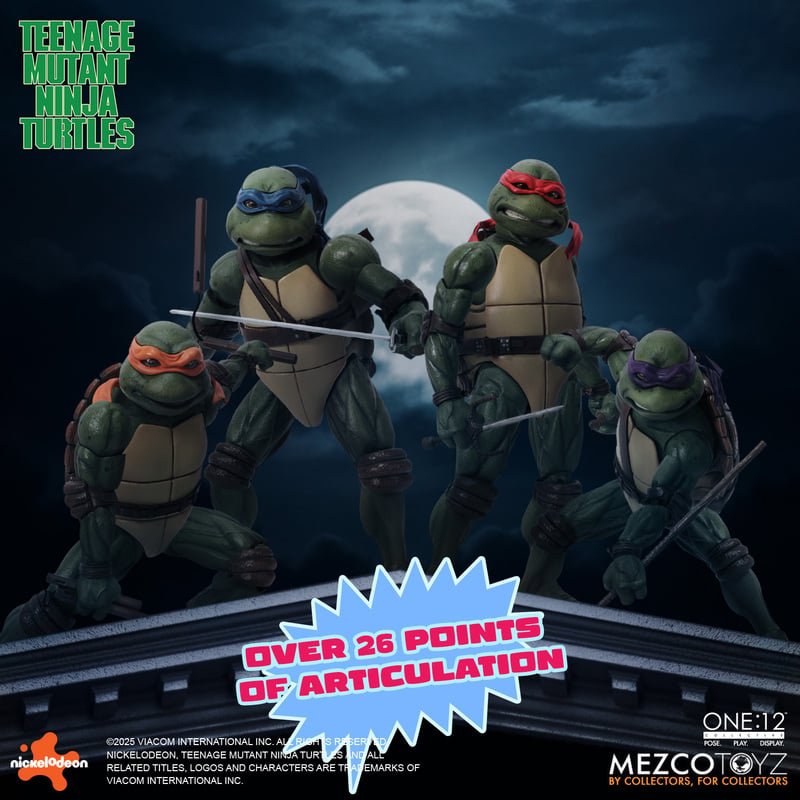 TMNT (1990 Movie) - Deluxe One:12 Collective Box Set - Mezco Toyz