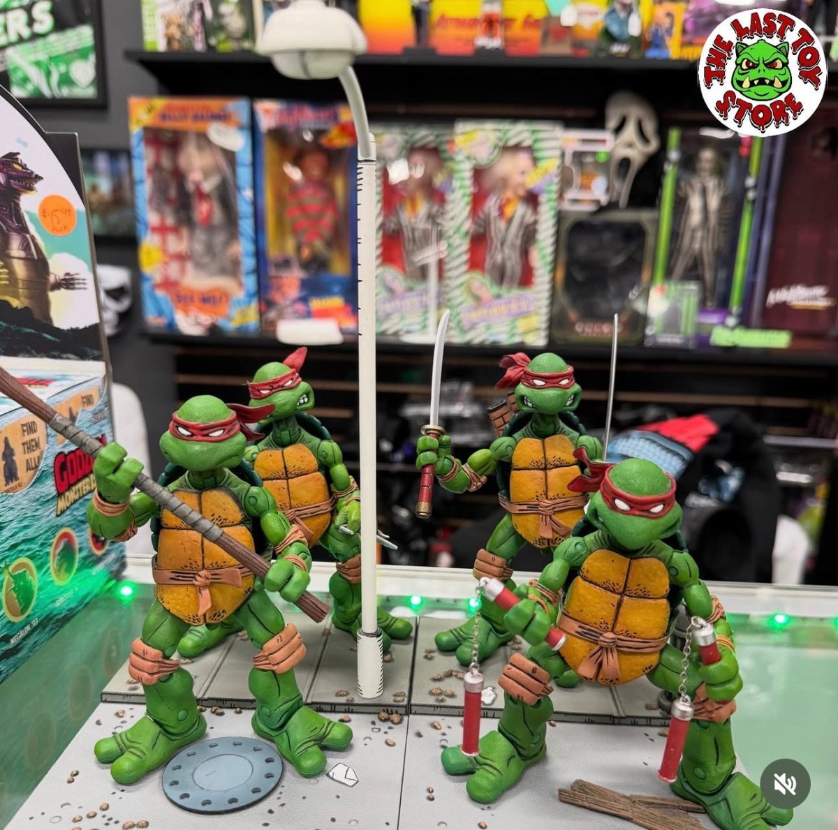 TMNT: 2008 Mirage Turtles - Loose 4 Turtle Set - The Last Toy Store