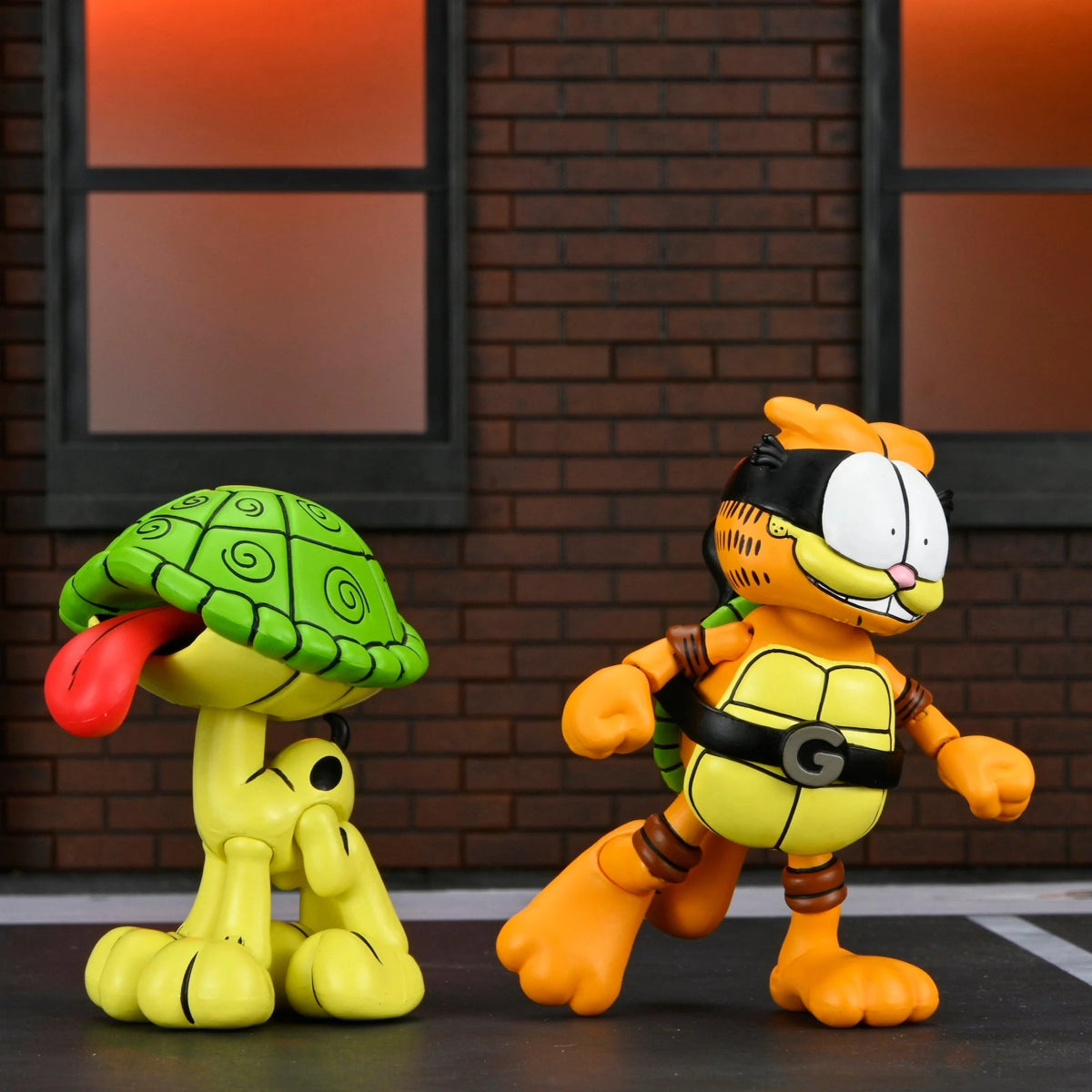 TMNT (Archie Comics) x Garfield: Ultimate Garfello and Odie 2 Pack - 7" Scale Figures - NECA