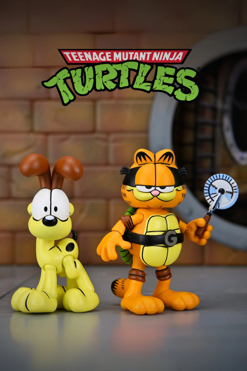 TMNT (Archie Comics) x Garfield: Ultimate Garfello and Odie 2 Pack - 7" Scale Figures - NECA