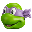 TMNT: Donatello - Retro Injection Mask - Trick or Treat Studios
