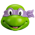 TMNT: Donatello - Retro Injection Mask - Trick or Treat Studios