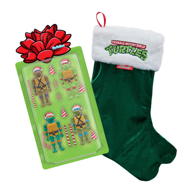 TMNT: Holiday ReAction Wave 5 Gift Pack with Stocking - The Last Toy Store