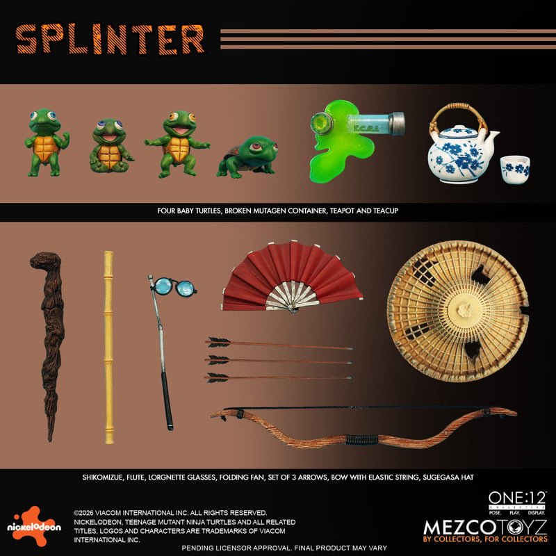 TMNT Master Splinter One:12 Collective Figure for Collectors – The
