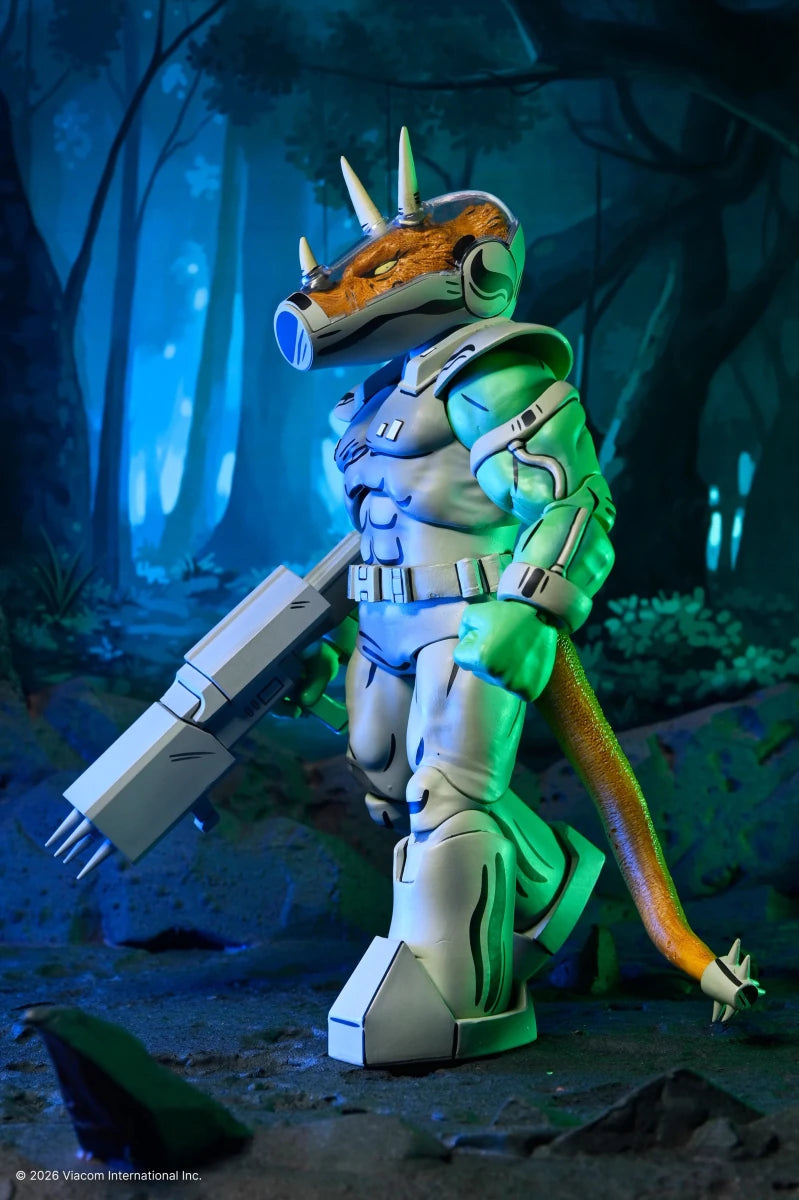TMNT (Mirage Comics): Shock Commando Triceraton - 7" Scale Figure - NECA