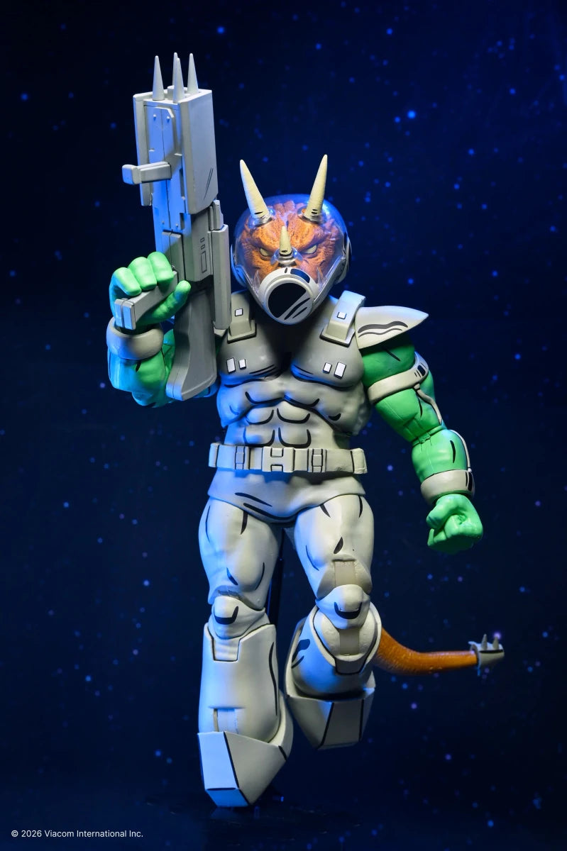 TMNT (Mirage Comics): Shock Commando Triceraton - 7" Scale Figure - NECA