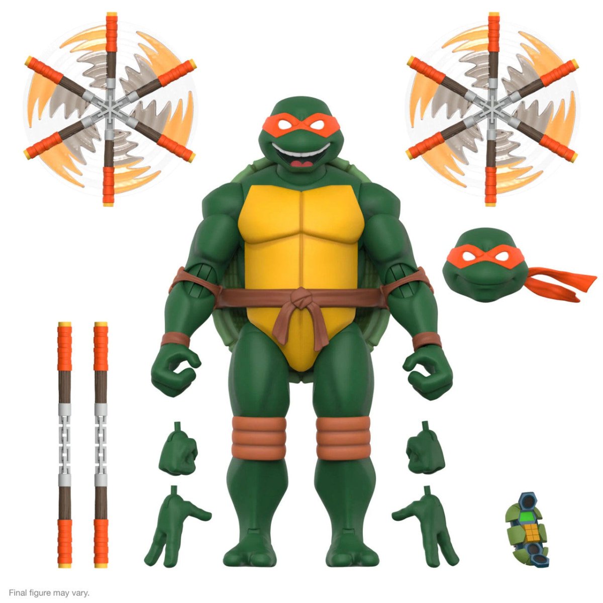 TMNT ULTIMATES! Michelangelo (2003 Animated Series) - 7" Figure - The Last Toy Store